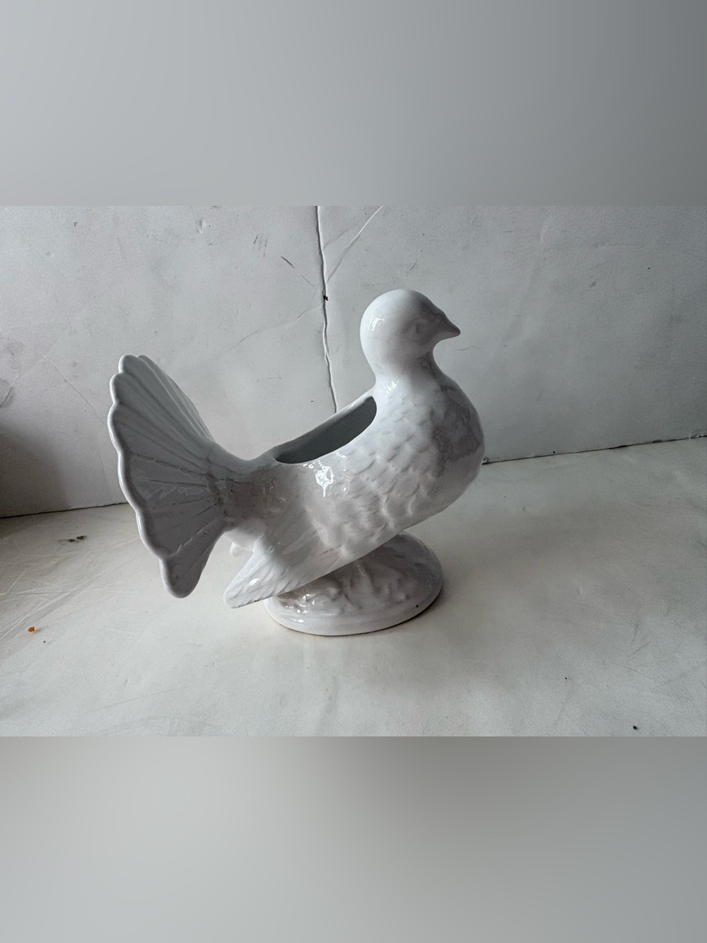 Vintage White Dove Pereiras Made in Portugal